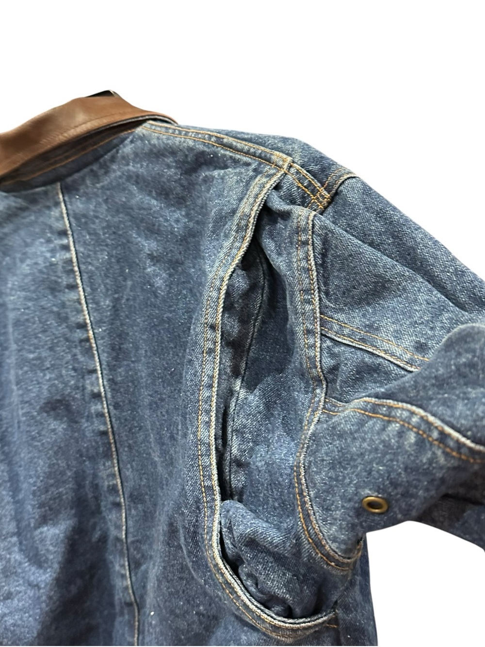 Ash Creek Trading Denim Jacket Lined Superhero Patch ‎ Small - Picture 14 of 16